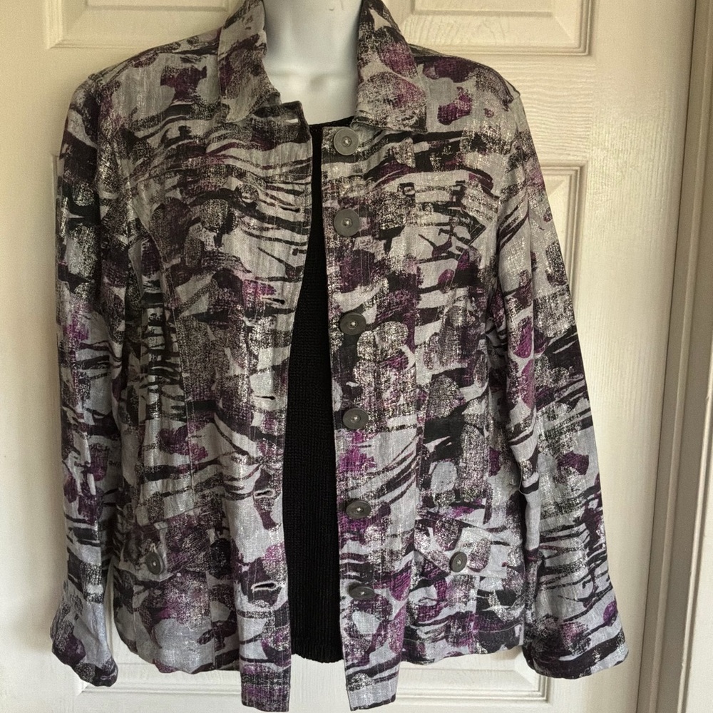 SALE❤️CHICO’S..100% linen Jacket
